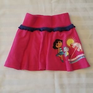 Nickelodeon Toddler Girl Pink Dora & Boots Skirt